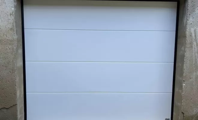 Remplacement d’une Porte de garage à Saint-Martin-sur-Cojeul, Arras, CHM Menuiserie