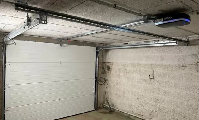 Remplacement d’une Porte de garage à Saint-Martin-sur-Cojeul, Arras, CHM Menuiserie