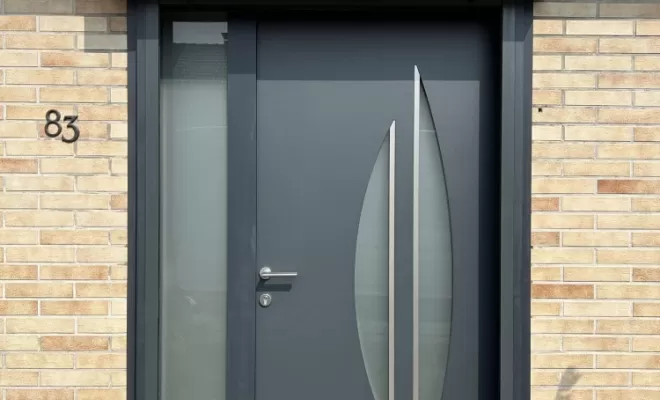 Remplacement des menuiseries PVC et d'une porte d'entrée avec inserts inox à Vermelles, Arras, CHM Menuiserie